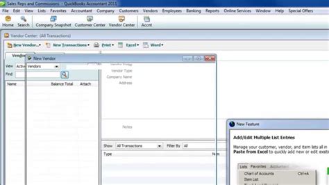 how to set up sales reps in quickbooks enterprise